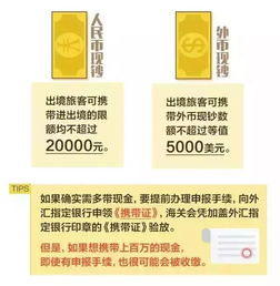 热门旅行目的地,入境可携带现金的政策